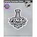 Patch Collection 2018 NHL Stanley Cup Final Commemorative Jersey Patch, 4.5'' wide X 4'' tall, Silver, Self Adhesive, Officially Licensed