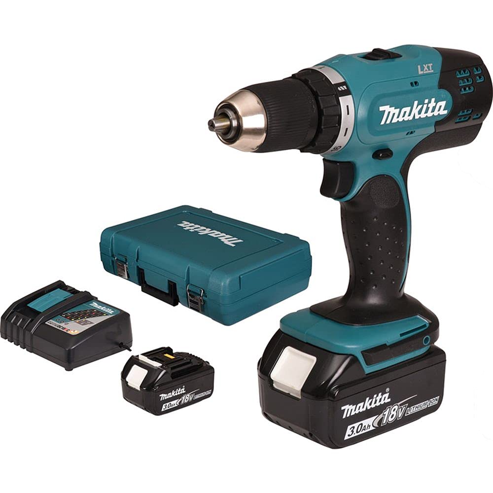 Makita ddf453rfe – Bohrschrauber, 18 V, Schwarz, Blau, ohne Akku