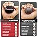 Anti Stress Ball Hand Exerciser - Tension and Anxiety Relief, Hand Strengthener – Eco Friendly Non-Slip Silicone, No Rubber Aroma, 2.4 Inch Dia. Molded for Perfect Adult Grip, Men or Women