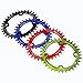 ColorGo Oval Narrow Wide Chainrings 104BCD 32T/34T/36T Single Speed Chain Rings For MTB/BMX Balck /Red/Blue/Green
