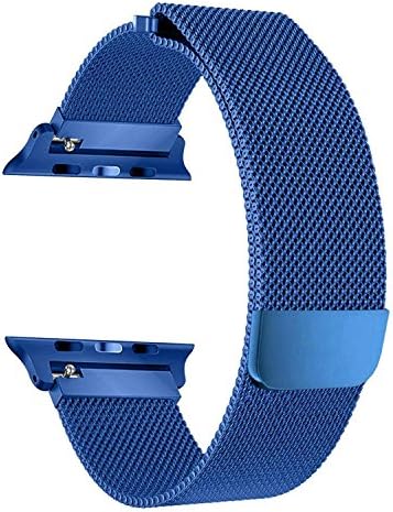 M@SKED Apple iWatch Band Stainless Steel Milanese Loop Strap with Adjustable Magnetic Lock for iWatch Series 1 2 3, Nike Sports Edition