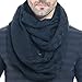 Men Knit Scarf Warm Winter Infinity Scarves E5031b