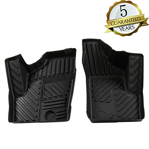 KIWI MASTER Floor Mats Floor Liners Compatible for 2014-2018 Polaris RZR 900 S/XC RZR XP 1000 Tubo 2 Doors Front Seat,Black