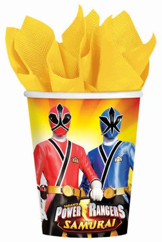 Power Ranger Pink Samurai Costumes - Power Rangers Samurai 9oz Paper Cups