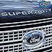 EAG Chrome Hood Insert Letters Fit for 2017-2019 Ford Super Duty F250 F350 F450