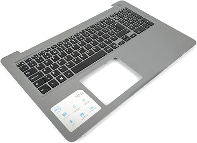 Dell Inspiron 5565 5566 5567 Palmrest UK Keyboard 0PT1NY 0R0G9T Renewed