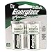 Energizer NH50BP-2 Rechargeable D Cell Batteries, NIMH D Battery (2 Count) NH95BP-2, 0.75" Height, 3.25" Width