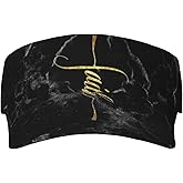 Jesus Sport Sun Visor Hat Fashion Empty Top Baseball Sun Cap Golf Tennis Visor for Women Men