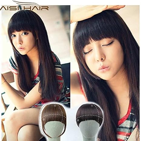 Generic D05 Color 6h613 Clip In Bangs Fake Hair Extension