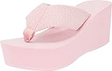 Cambridge Select Women's Comfy Platform Flip Flop