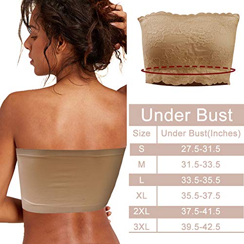 image for YIDUODE Girl's Strapless Bra Stay Put Smooth Finish Strapless Bra Remo