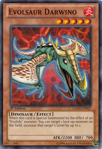 Yu-Gi-Oh! - Evolsaur Darwino (GAOV-EN027) - Galactic Overlord - Unlimited Edition - Common