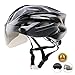 Easecamp Cycling Bike Helmet with Detachable Magnetic Visor Goggles Shield (Black)
