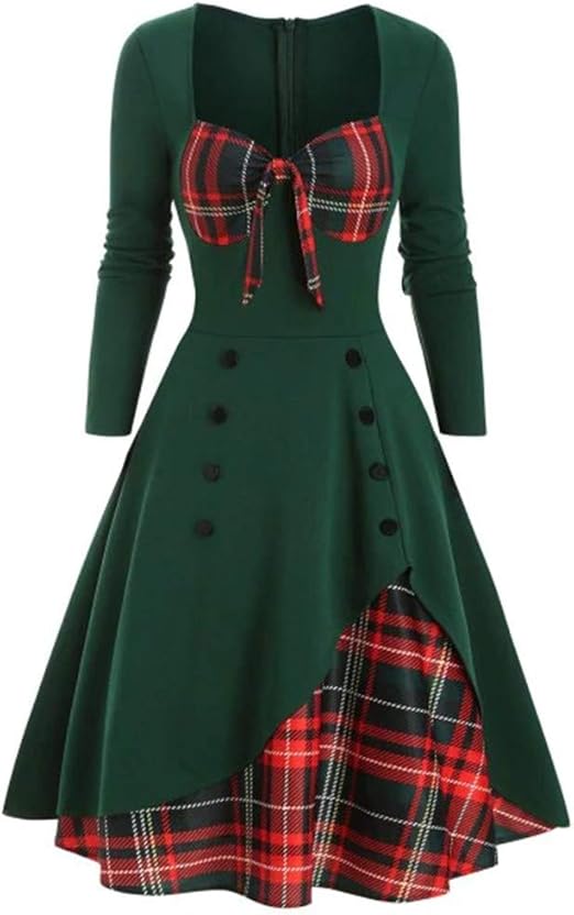 turtleneck tartan asymmetrical sweatshirt