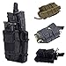 Double Mag Pouch, Hoanan Tactical Molle Magazine Pouch Open-Top Single Rifle Pistol Mag Pouch Cartridge Clip Pouch Hunting Bag