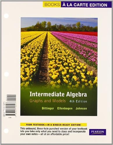 Intermediate Algebra Graphs And Models Books A La Carte Plus Mml Msl For Ad Hoc Valuepacks Access Card Package Bittinger Marvin Ellenbogen David Johnson Barbara 9780321771865 Amazon Com Books