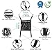 AMEIQ 2-Layer Car Mesh Organizer, Handbag Holder, Purse Pouch Storage Net Pocket, Barrier of Backseat Pet Kids, Driver Storage Netting Bag