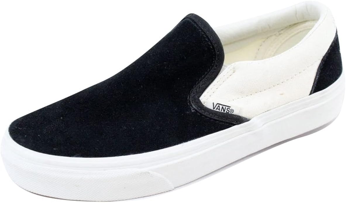 mens all black slip on vans