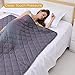 ZZZNEST Weighted Blanket Adult (16 lbs, 60''X80'', 7 Layers) Heavy Blanket for Improving Sleep, Soft Breathable Cotton Sleep Blanket with Glass Beads for 150-190 lbs, Individual