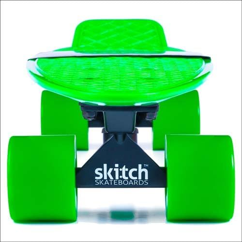 Green Penny Board Skateboards For Men – Mens Skateboard Complete Skateboards For All Ages – Skitch 22 Inch Mini Cruiser Board with FREE Skate Tool and Skateboard Backpack