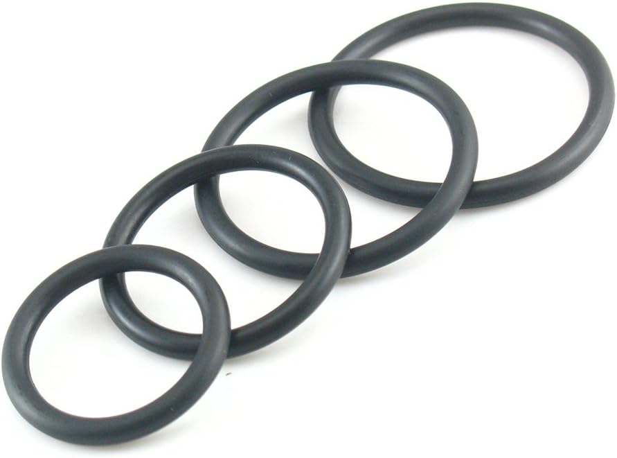 Esther Beauty - Silicone Enhancement Exercise Bands - 4 Different Size Flexible Rings Premium Quality Silicone
