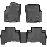 WeatherTech Custom Fit FloorLiners for Lexus GX, 4Runner, 1st &amp; 2nd Row (444931-442862), Black