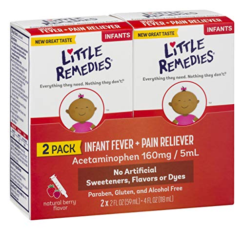 Little Remedies Infant Fever & Pain Reliever | Natural Berry Flavor | 2 FL OZ | 2 Pack - Thumbnail 4
