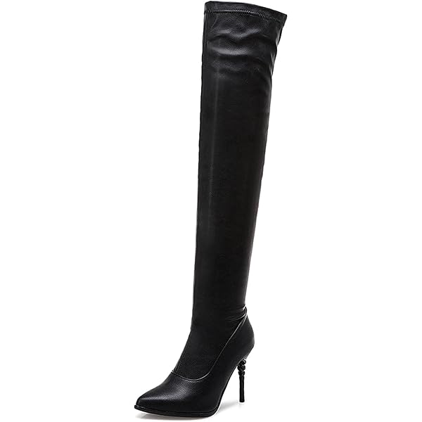 Amazon.com | Generic Women Pointed Toe Over The Knee Boots