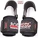 Weight Lifting Hooks Heavy Duty PRO Deadlift Straps Hand Grip Support Power Lifting Grips Weightlifting Shrugs Gym Gloves Men & Women (Black Flat Reversed Hooks, Men-Wrist Size Large)