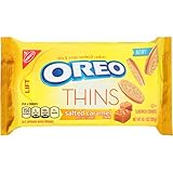 Oreo Thins Salted Caramel Creme Sandwich Cookies, 10.1 Ounce