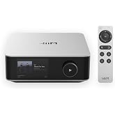 WiiM Amp Ultra Stereo Streaming Amplifier, HDMI ARC &amp; RoomFit, Silver | Upgrade Passive Speakers with 100W/ch at 8&Omega;, Hi-Res Sound, Touchscreen Control, RoomFit Correction, and Multi-room Audio