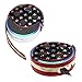 Fintie Protective Case for Amazon Echo Dot (Fits All-New Echo Dot 2nd Generation Only) - Premium Vegan Leather Cover Sleeve Skins, US Flag