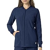 Carhartt Women's Front Zip Utility Jacket, Navy