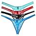 ONEFIT Mens Bikini Underwear T-Back Briefs Transparent Breathable Underwear
