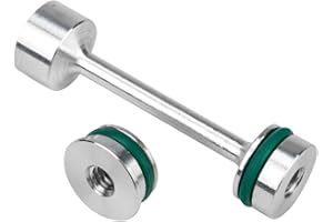 3mirrors LS Billet Aluminum Oil Diverter Barbell & Front Galley Plug for LS1 LS2 LS3 ls7 L92 LQ4 LQ9 5.3 LSX more!