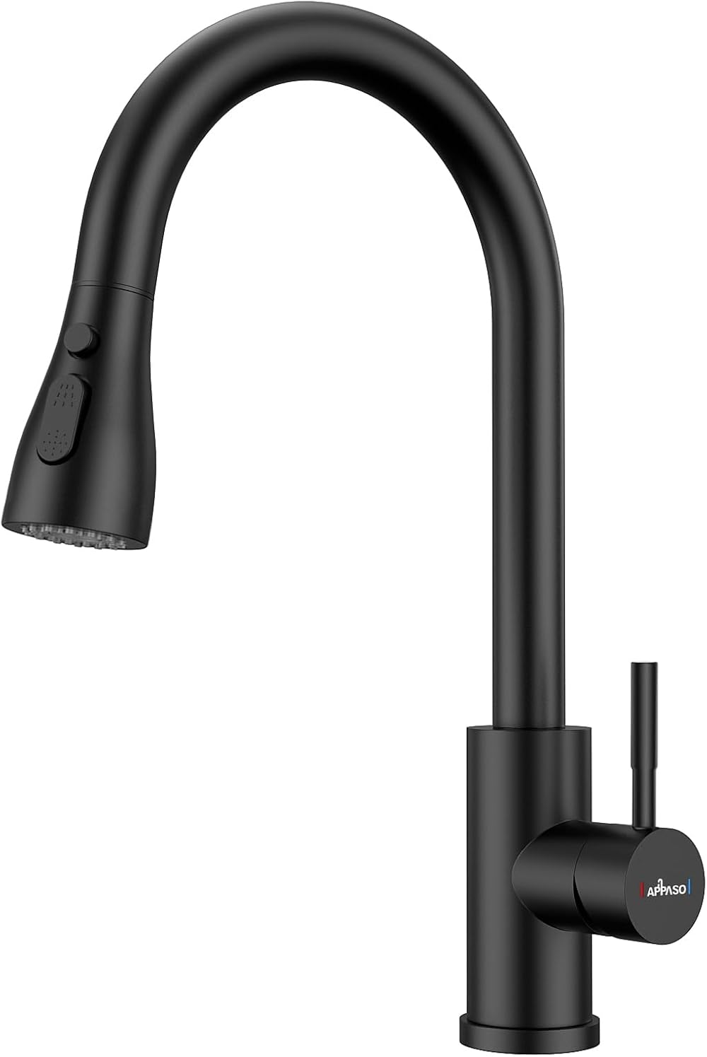 APPASO Black Kitchen Tap Mixer Pull Out Spray 360° Swivel 3 Modes
