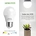 Kakanuo A15 LED Bulb 40Watts Incandescent Bulb Equivalent, G45 Medium Base E26 LED Light Bulbs, Daylight White 5000K 400Lumens Non Dimmable Appliance Light Bulb for Home Lighting Decorative(6 Pack)