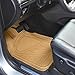 Amazon Basics 4 Piece Rubber Car Floor Mat, Beige