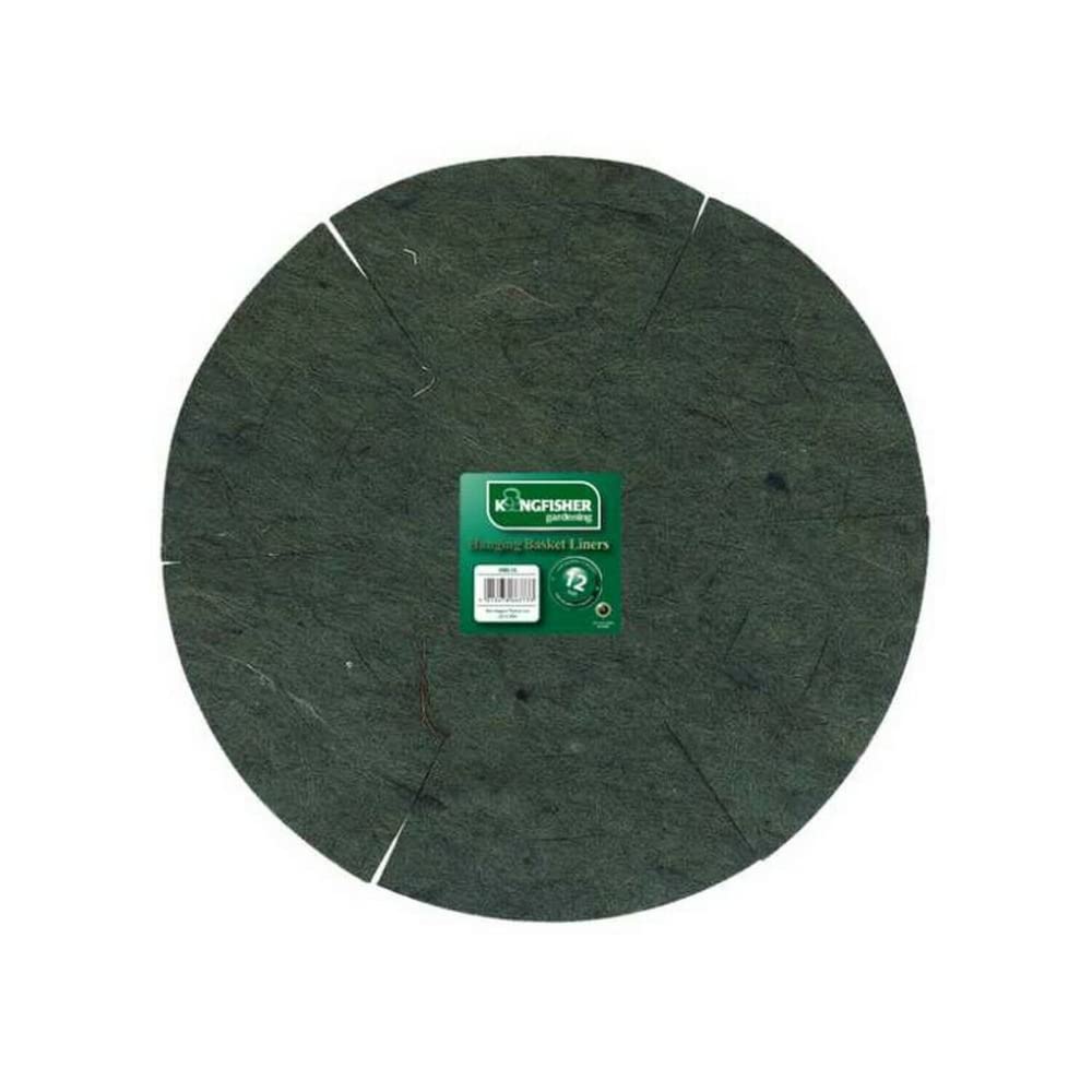 Kingfisher HBL12 12-Inch Jute Hanging Basket Liner - Green