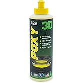 3D POXY Montan Wax Sealant – Long Lasting Hybrid Car Wax for High Gloss Finish & Paint Protection | Non-Staining Formula | Easy to Apply | Made in USA |8 oz