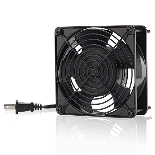 image for iPEGTOP Multifan Muffin AC Cooling Fan Quiet 1238, 115V AC High Speed,