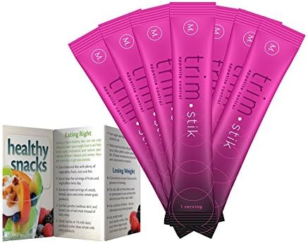 Trim Appetite Control Drink Sticks w/Bonus Healthy Snacks Guide 8 Servings