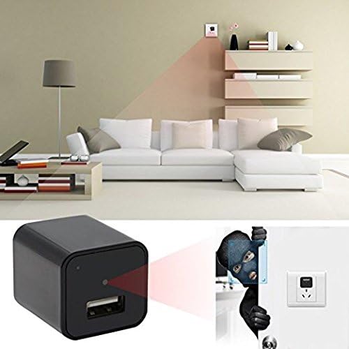 [TOPEYE Upgraded Version]- Hidden Camera-HD1080P-WiFi Remote View- Supports up to 128GB-Motion Detection-USB Charging Port-Nanny Cam-Spy Camera-Home Surveillance- iOS/Android