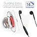 Bluetooth Headphones, Yostyle Wireless Earphones HD Stereo Noise Canceling Earbuds Sweatproof Headset with Mic for Apple iPhone X, 8/7/6S Plus & Samsung LG Android Cellphones(Black) …