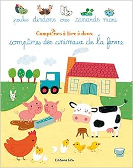 Amazon Fr Comptines A Lire A Deux Comptines Des Animaux De La Ferme Des 2 Ans Piffaretti Marion Livres