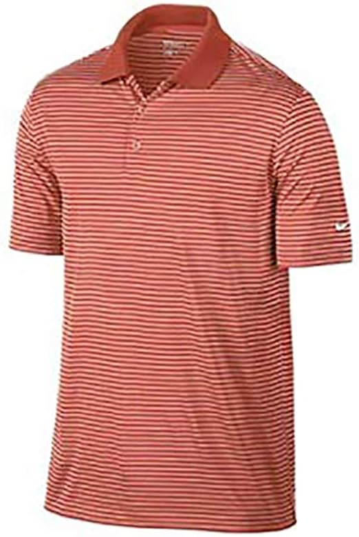 orange nike golf polo