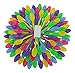 B-Kind Party Pack 100 Count Cutlery Thick Strong and Durable Medium Weight Disposable Spoons for Camping, Picnics, Parties, and Wedding (Multi)