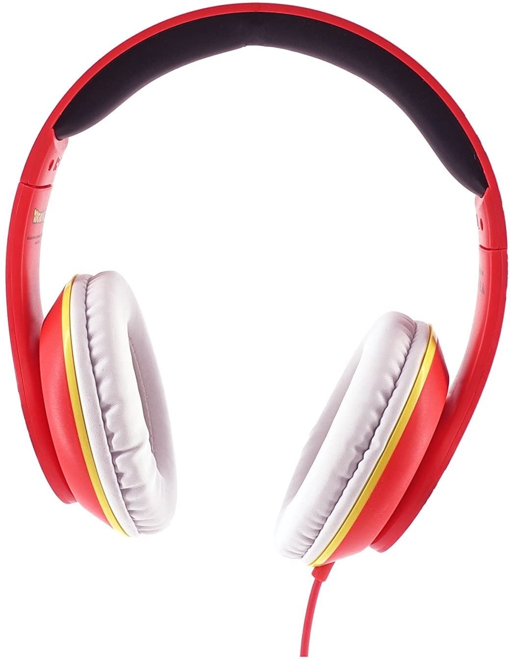 TEKNOFUN - Official Dragon Ball Z License - Goku and Vegeta Kaio Audio Headset 3.5 mm Jack Connector - Adjustable Headband - Red with Designs - 811343