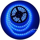 ALITOVE 16.4ft 5050 Blue LED Flexible Strip Ribbon