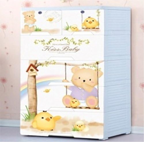 Golden Phoneix Kids Cupboard (Blue, Pink)